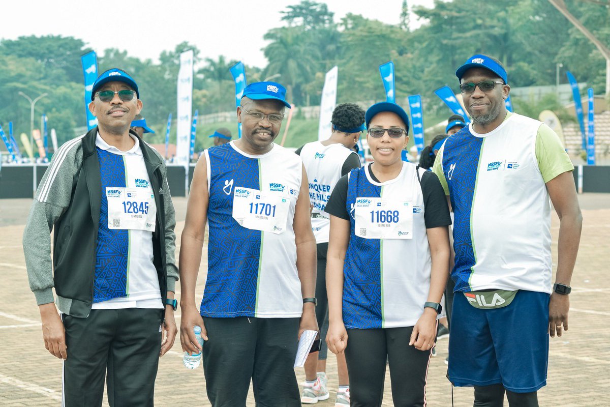 PeaceAyebazibwe's tweet photo. Last Sunday, we concurred the hills of Kampala in a run to transform public schools in Uganda.

One key takeaway from the #NSSFKampalaHillsRun was the importance of collaboration and shared responsibility in achieving a common goal. 8,000 people and 948 Million raised. 

#thread https://t.co/MwJy9cFnmQ