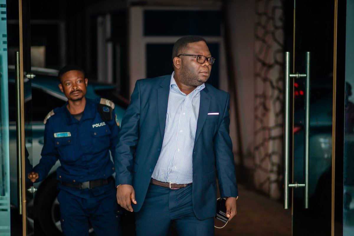 AMUPA_ACP's tweet photo. La délégation de la Coordination  nationale des cellules de base  les Amis des Moïse MUPATA (ACP_AMUPA) conduite par le Coordonnateur Jonathan Yoka a été reçu en audience ce mercredi 5 juillet 2023 par le nouveau DG de la DGPEK,maitre @moise_mupata . https://t.co/0L2n4vfrTh