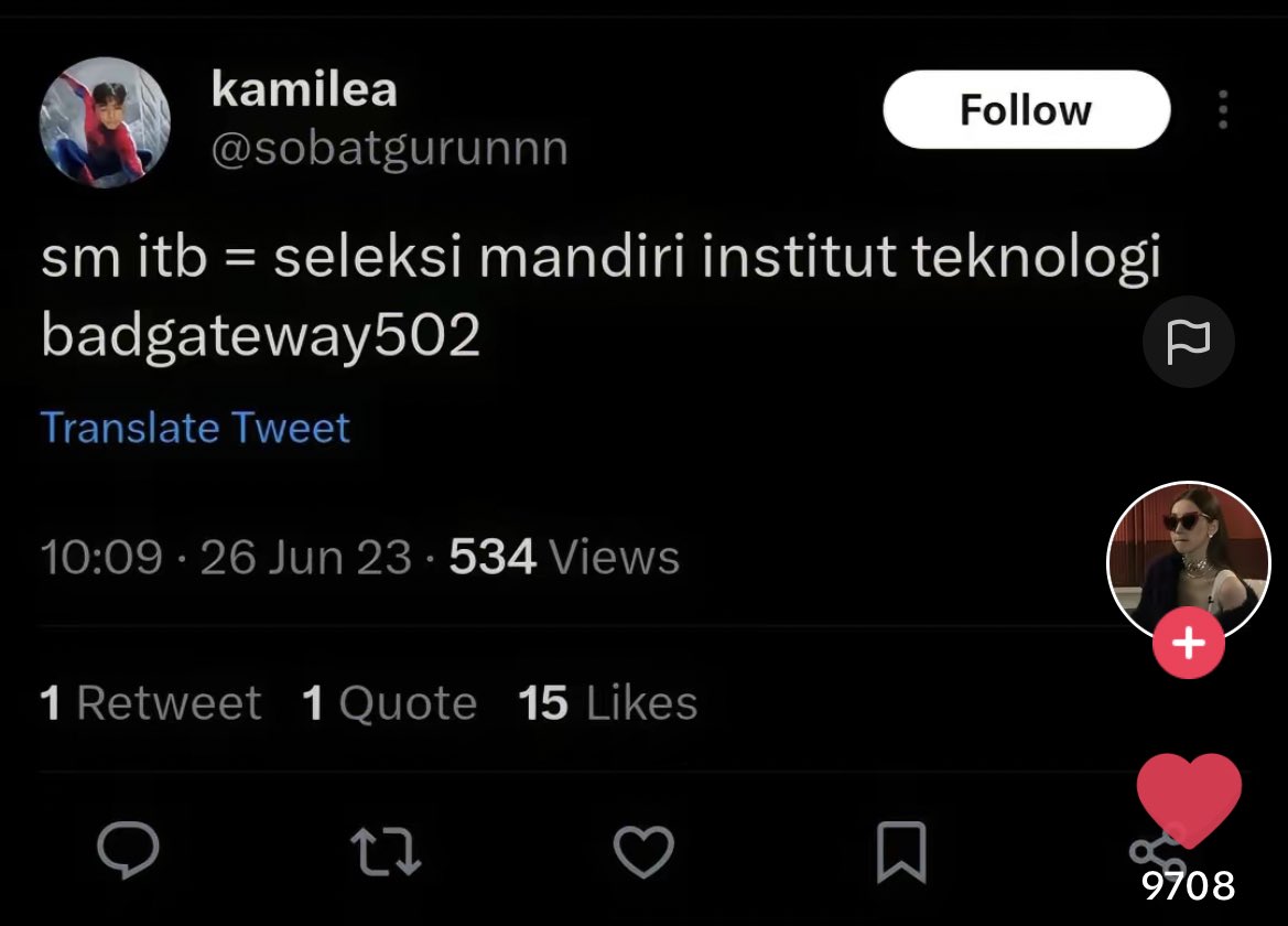 balesukabelajar's tweet image. gaberenti ngakak #smitb