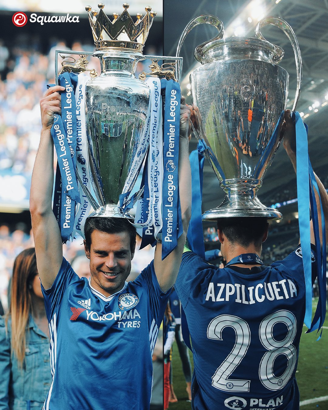 Squawka on Twitter "César Azpilicueta was the firstever Chelsea player to win all of these