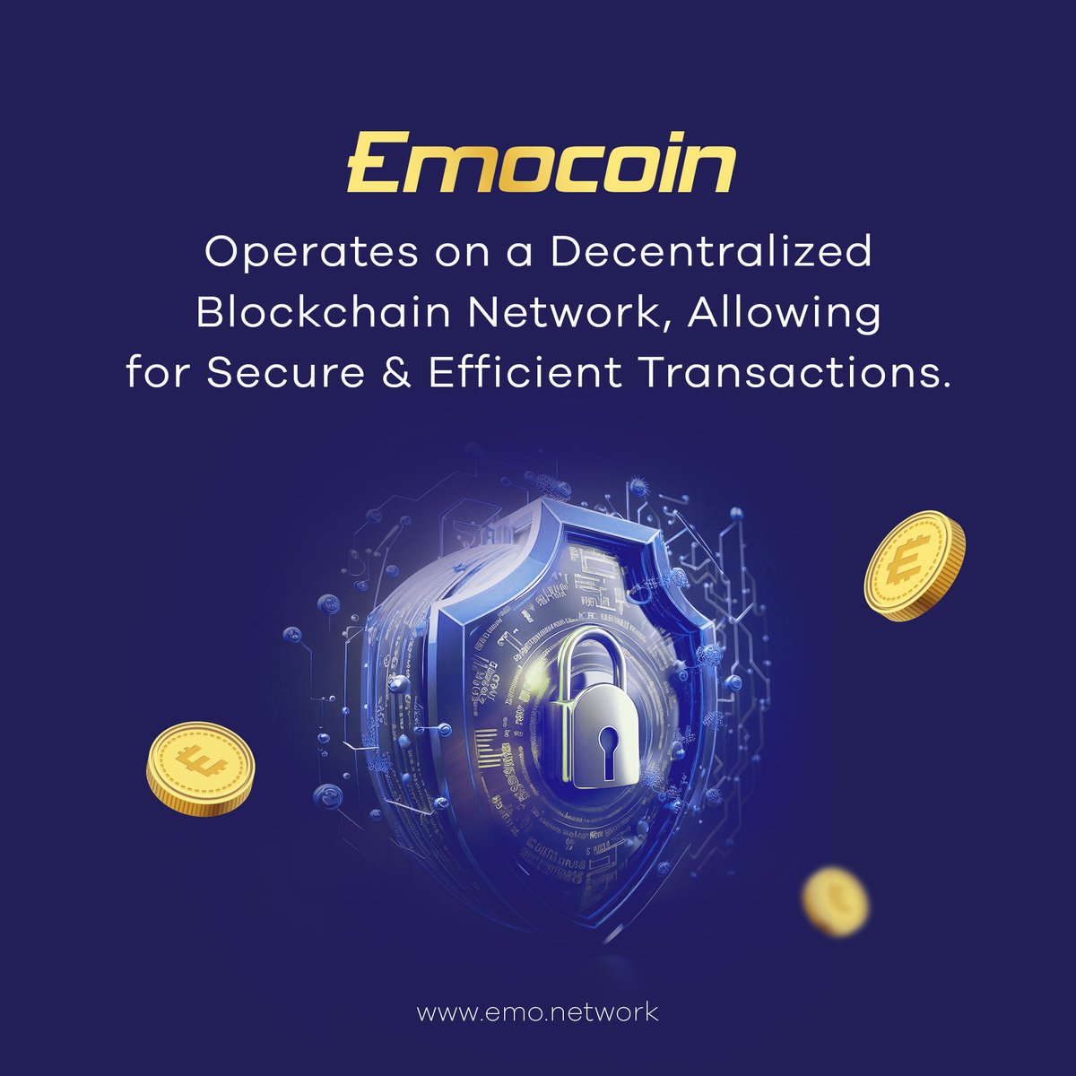 its_emocoin's tweet photo. Join the revolution of decentralized transactions with Emocoin.🌐💸
Visit 👉🏻 https://t.co/bdvOCuBSwg
#Emocoin #revolution #Blockchain #FutureOfFinance #BlockchainInnovation #DigitalEconomy #Emopay #SeamlessTransactions #SecureAndEfficient #Security #Transparent #DigitalCurrency https://t.co/ntrtbt06fo