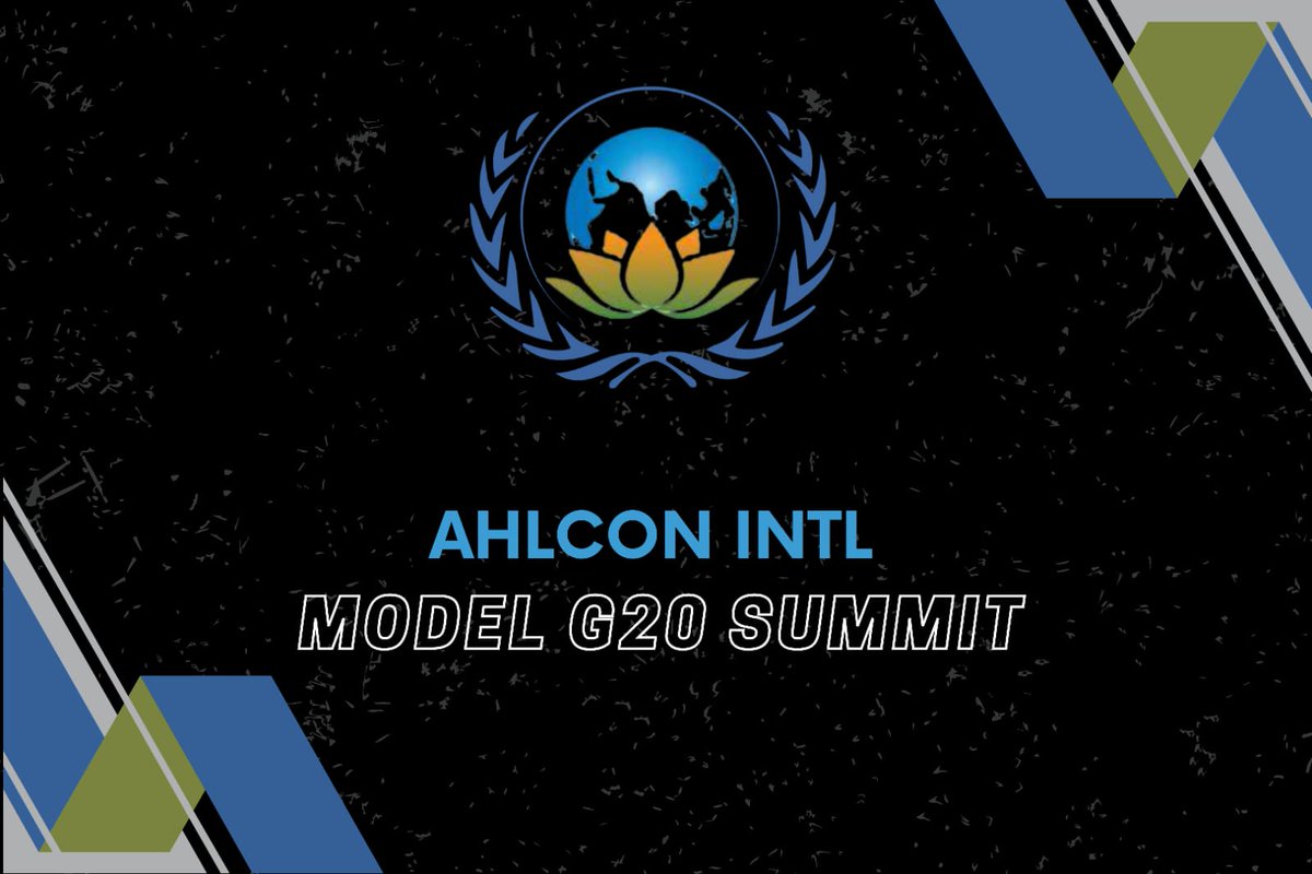 Introducing  the first ever edition of AhlconIntl Model G20 Summit. With it's unique framework, we strive  to provide an extensive forum for participants as leaders of the 20 countries to deliberate upon various issues including  climate action, sustainable education, and media.