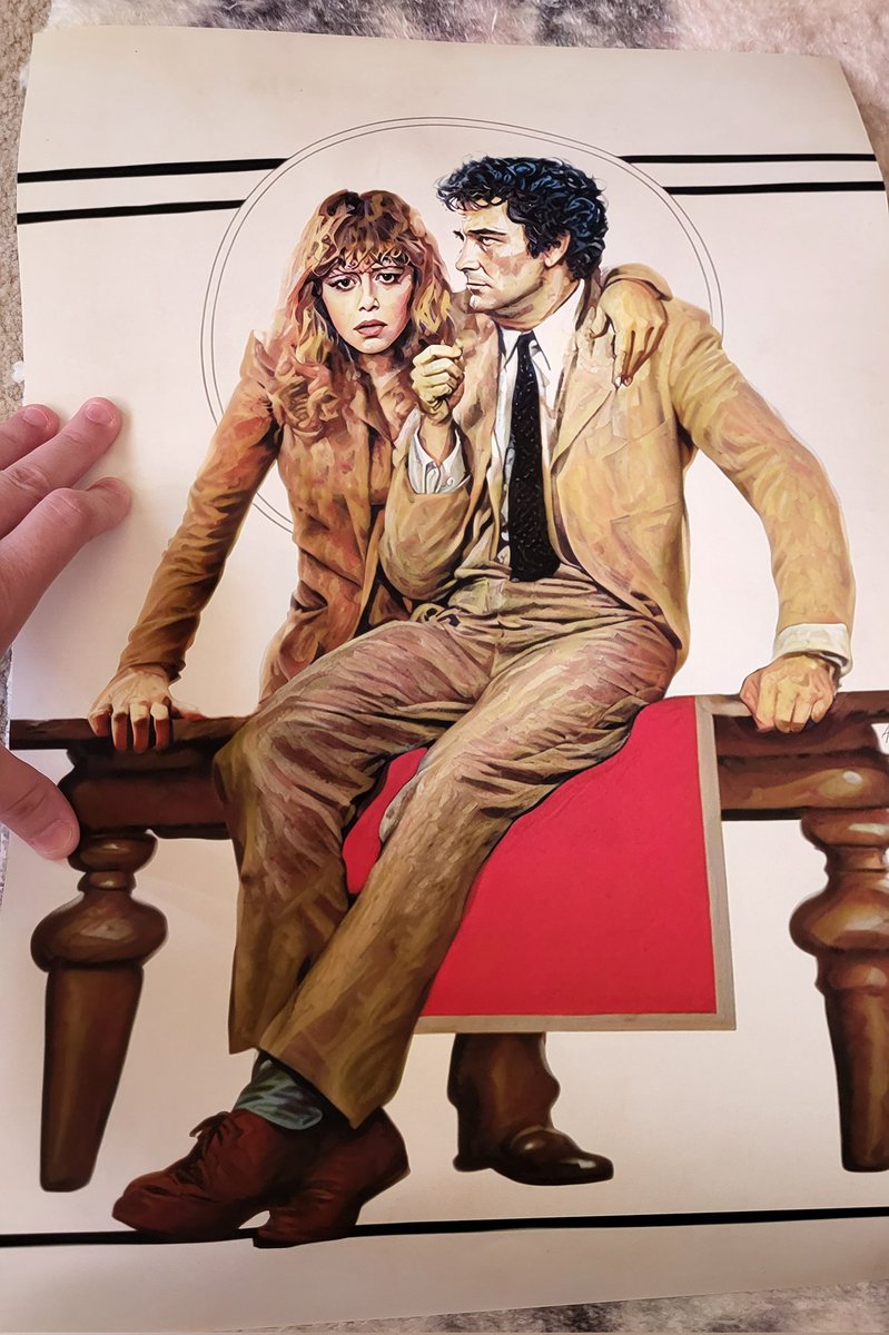 Omg! I'm not trying to show off too much here, but here's one of my other goodies that just arrived! I love #pokerface #columbo &amp; #natashalyonne! Next step is to get a frame! You're amazing!!!! Looking forward to season two!! 
Thank you for this <a href="/Readful_Things/">Readful Things</a>! Great work. 💜