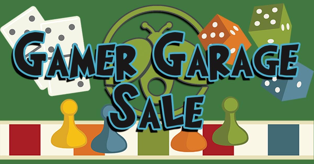 Friendly reminder that this Saturday will be our next Gaming Garage Sale. You never know what deals you'll find, so come on in and check it out. Starts at 10am!