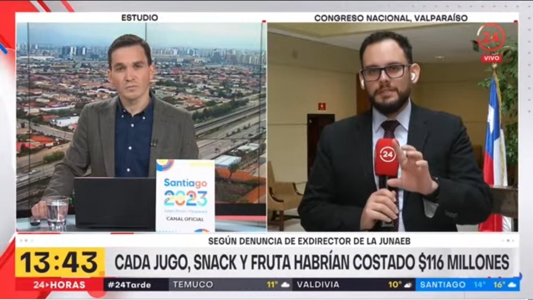 ¡¡ESCÁNDALOSO!!

JUNAEB, paga por cada colación de Jugo, Snack y Fruta, en $ 116 MILLONES C/U.

$ 3.500 MILLONES por 30 colaciones.

El nuevo cómputo al día de hoy, es:
$ 12.340.000.000

($ 8.840.000.0000 fundaciones+ 3.500.000.000 Junaeb)

¡¡Paren!!