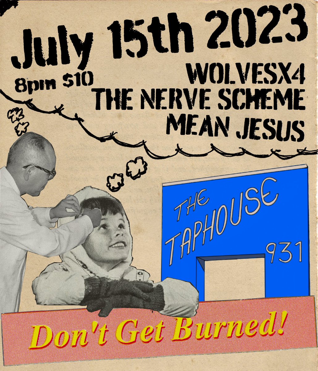 Norfolk we’re back at it, with <a href="/wolvesx4/">Wolvesx4</a> <a href="/TheNerveScheme/">The Nerve Scheme</a> and The Nervous System 7/15 at Taphouse 8pm $10