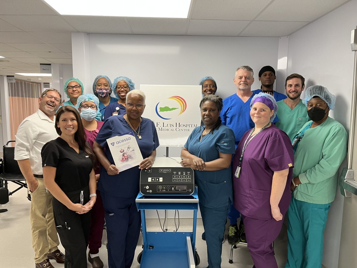 Acessa is now available in the US Virgin Islands! The first cases of our minimally invasive treatment for uterine #fibroids were recently completed at Juan F. Luis Hospital in St. Croix. Read more: 
ow.ly/Vrli50P4qr2 #fibroidawarenessmonth