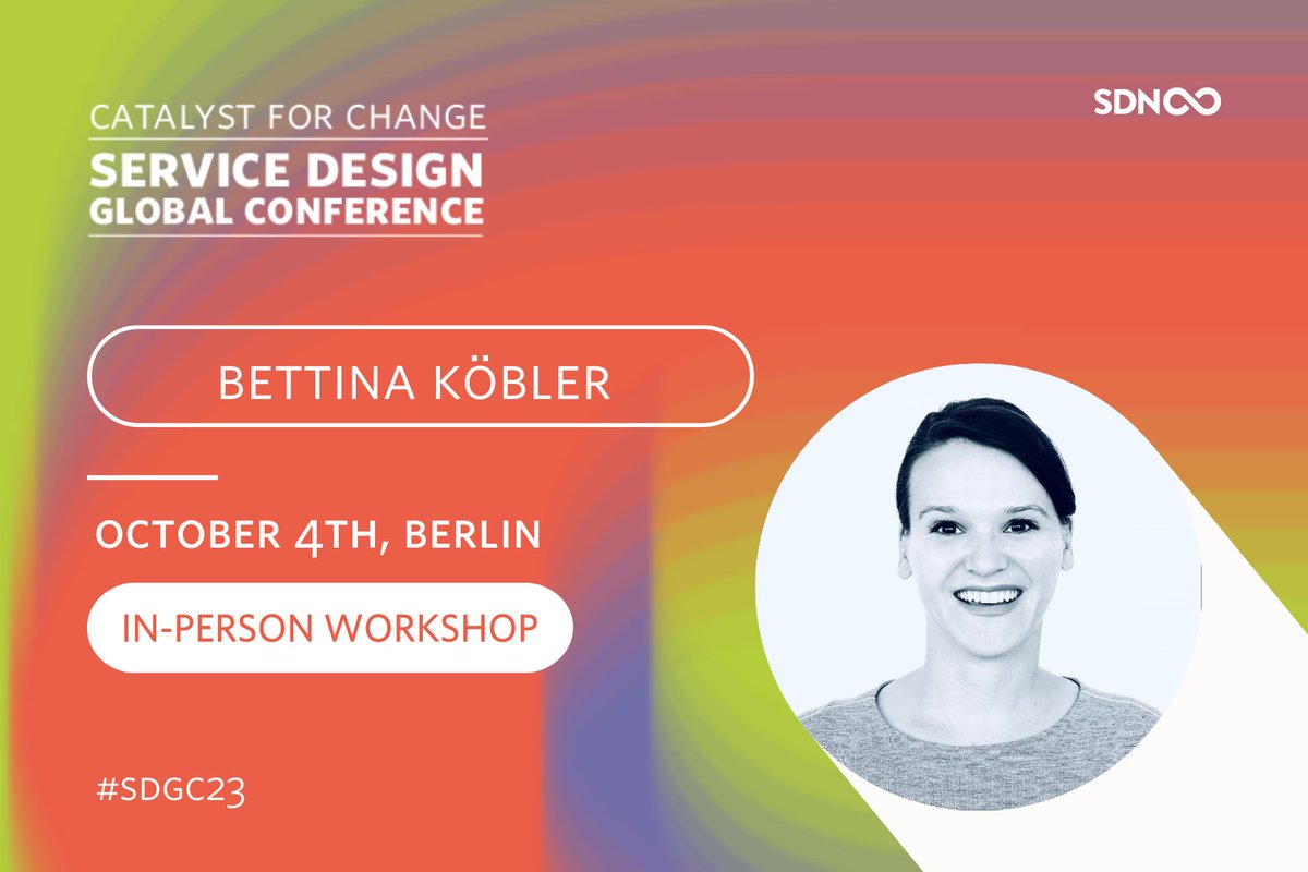 SDNetwork's tweet photo. 📢 We are glad to announce our workshop facilitator, Bettina Köbler (She/her) co-founder and board member of Designing for Children's Rights (D4CR)!
#SDGC23 #ServiceDesign #DesignThinking #SDGC23Workshops #D4CR https://t.co/Qc7UvttnhS