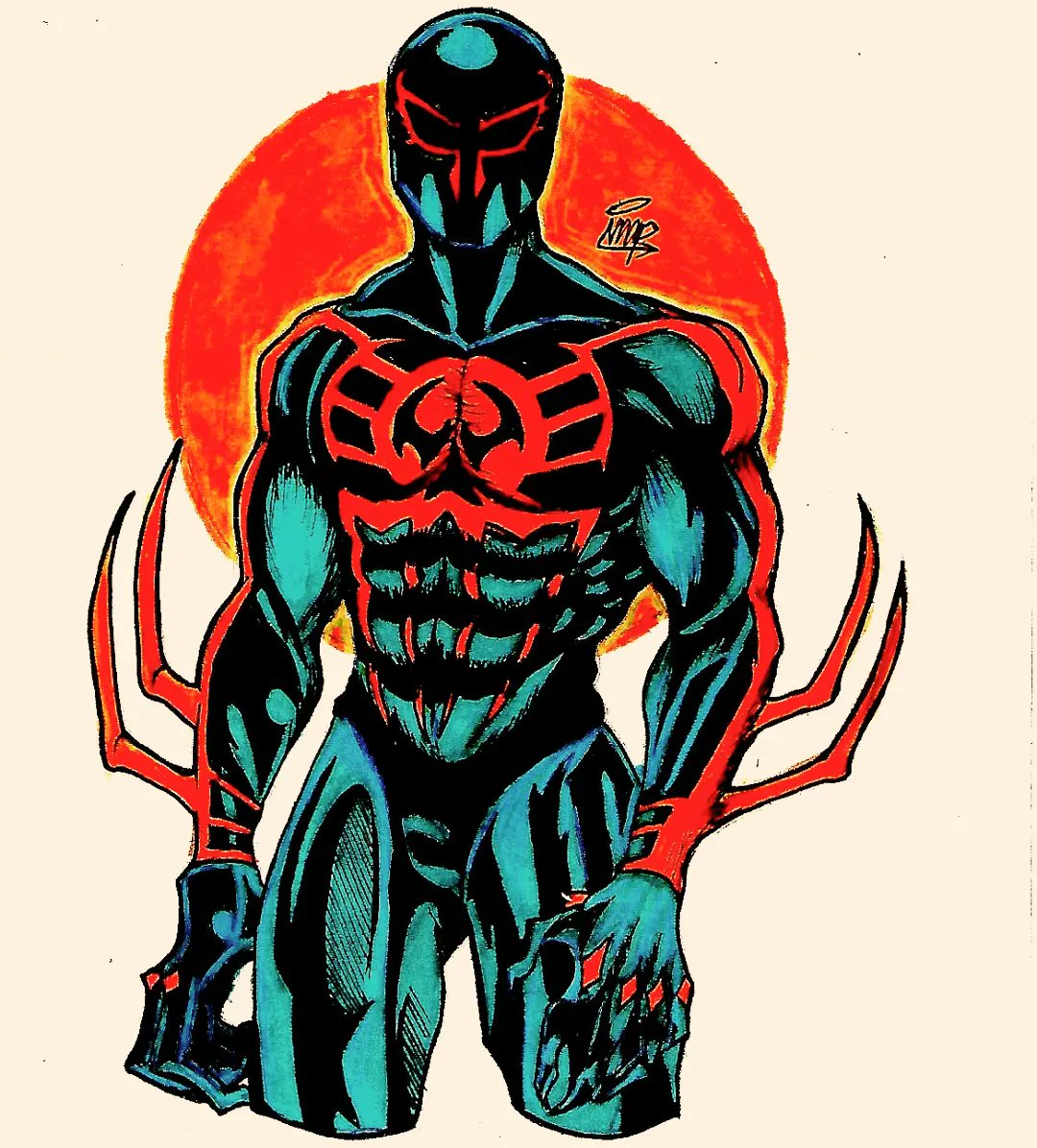 Disc0rdantimp's tweet photo. 🥷 Miguel O'hara 🥷
 AKA
🕷 Spiderman 2099 🕷

#spiderman #spiderverse #intothespiderverse #acrossthespiderverse #atsv #itsv #spidermanfanart #miguelohara #milesmorales #spidermanart #spiderman2099 #art #fanart https://t.co/tSL0xyLbl6
