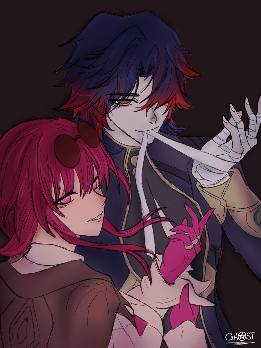 spookyghost5344's tweet photo. #HonkaiStarRail #Blade #Kafka https://t.co/V2aQf5EoQN