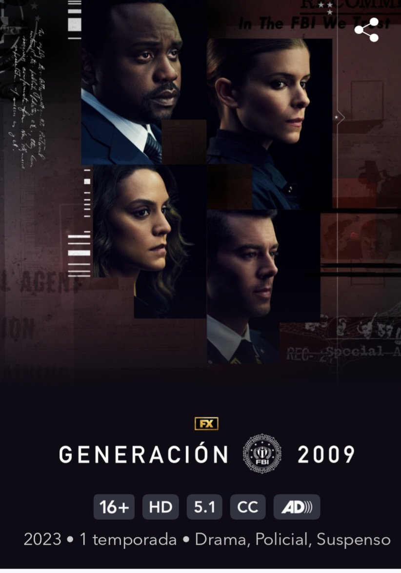 Si te interesa interesa el tema de #inteligenciaartificial no te pierdas esta mini serie #generacion2009 en #starplus