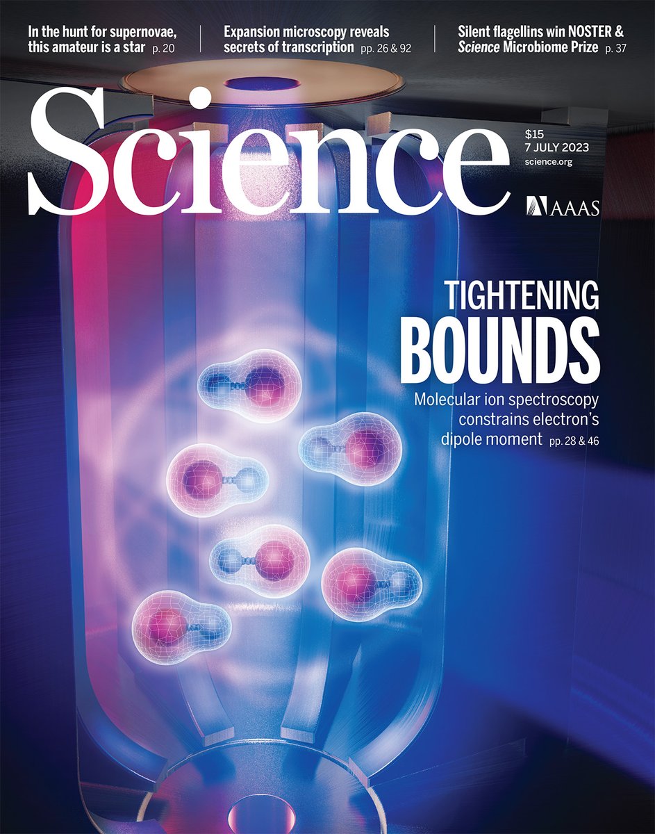 This week in Science, a study reports “the most precise measurement yet” of the size of the electron’s permanent electric dipole moment.

The results have implications for an important unresolved question in physics—the imbalance of matter and antimatter. scim.ag/3fX