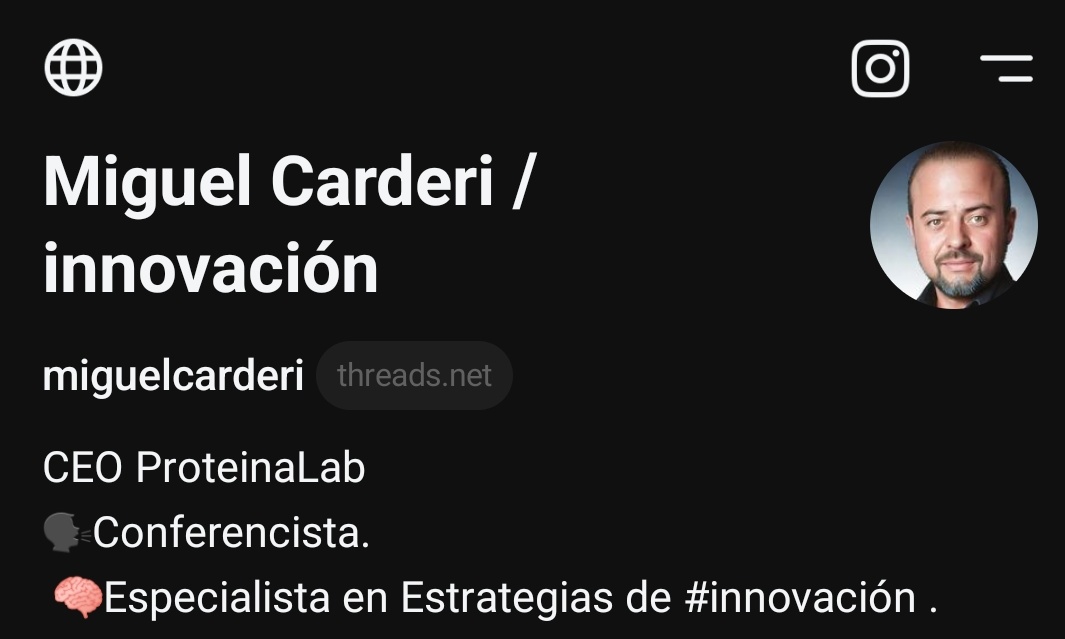 Ya andamos en #Threads jeje acá los veo