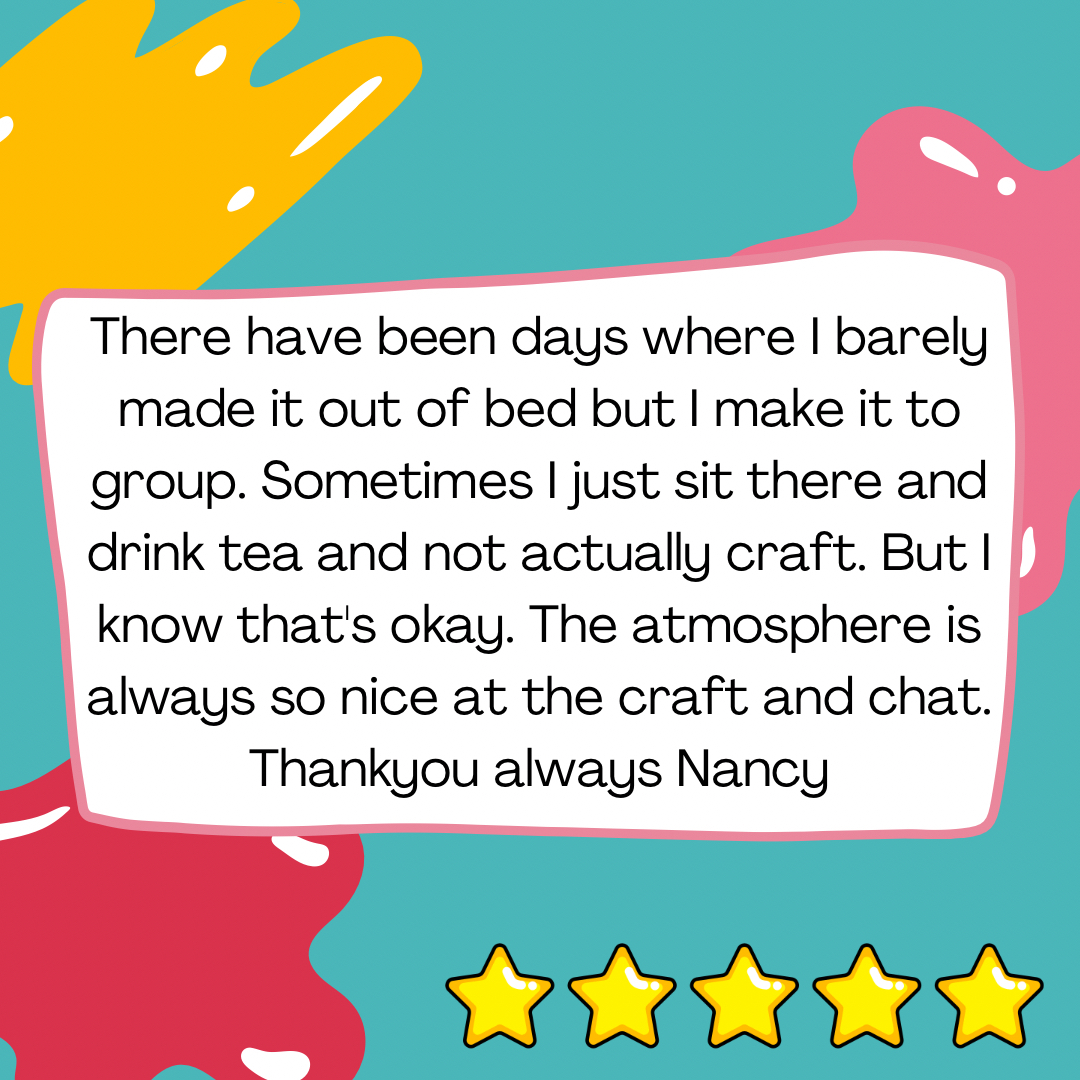 CreatfulCIC's tweet image. We love your feedback 🥰

#Mentalhealthsupport #creatful #mentalhealthawareness #mentalhealthmatters #mentalhealthadvocate #mentalhealthrecovery #anxiety #selfcare