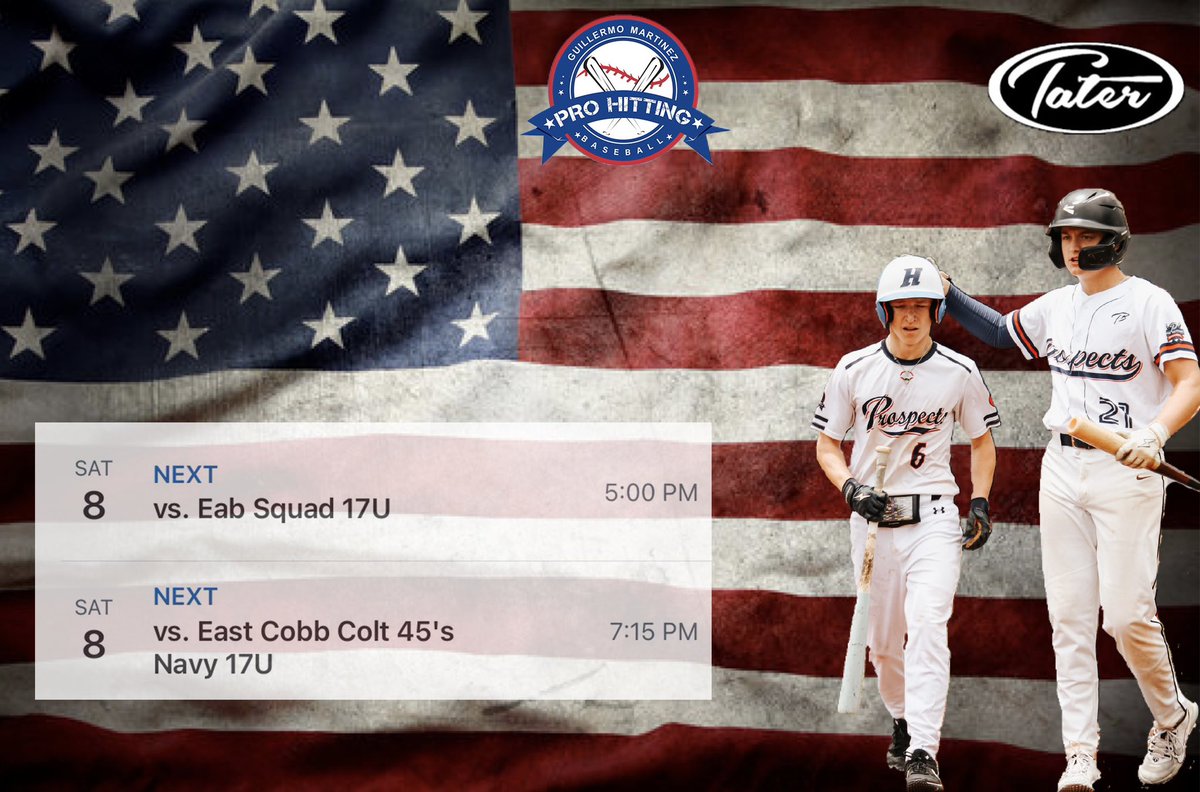 The Prospects are back in action this holiday weekend after a weekend off! They will kick off the weekend with a doubleheader at Mount Zion High School in Carrollton, GA at 5:00 PM.