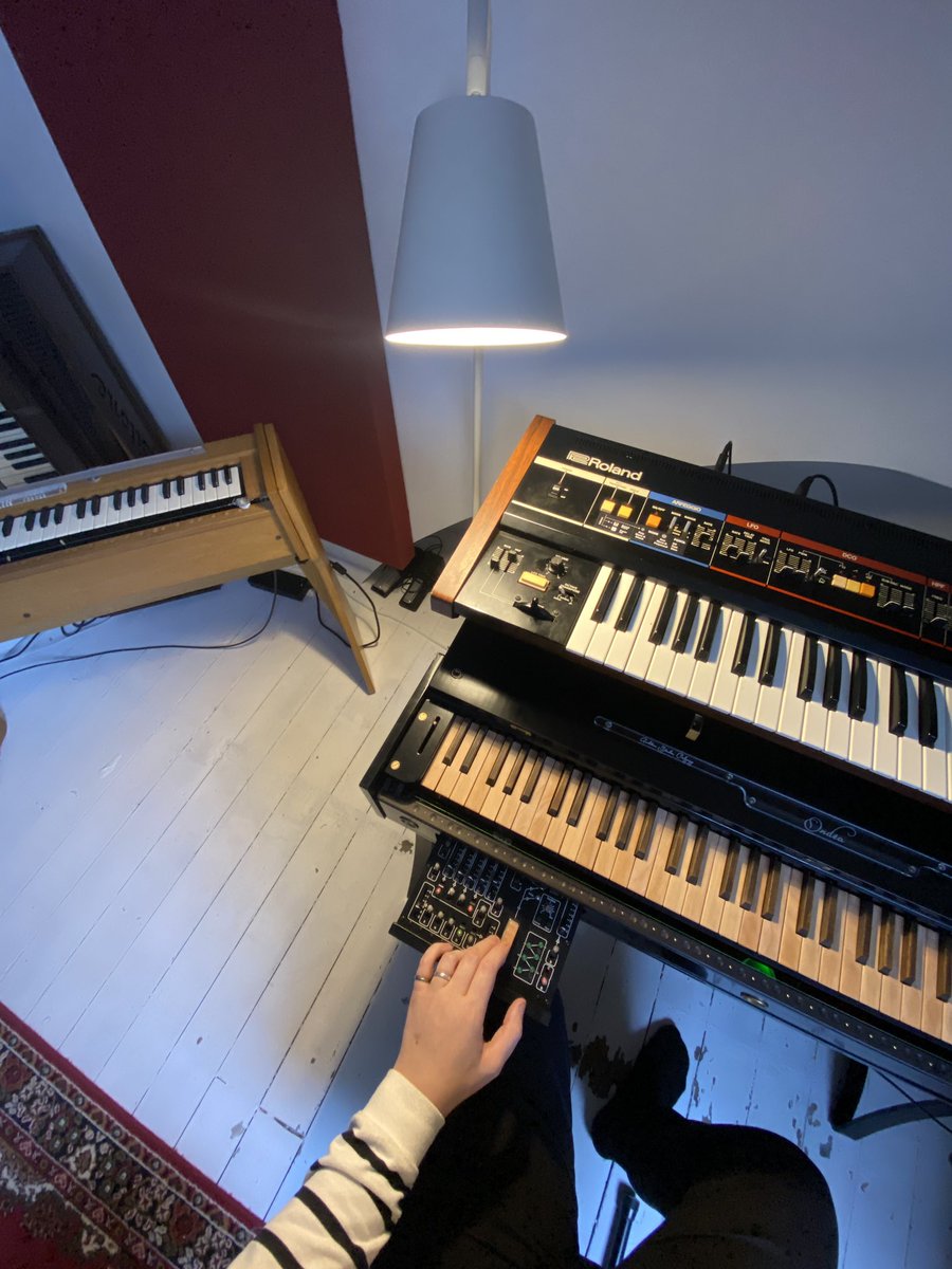 Doing some last minute ondes Martenot recording for a cool docu-drama project that a friend of mine is working on. Exchanging stems over WhatsApp is how hits are made, folks.