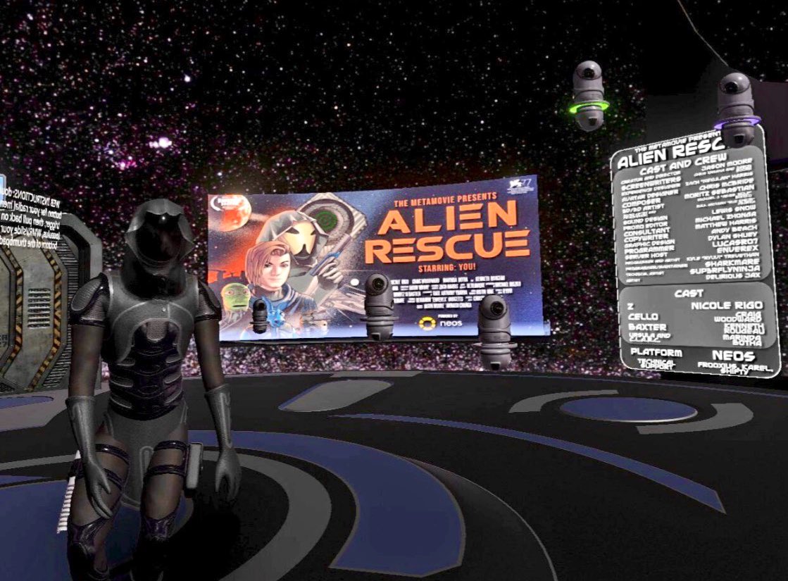 Saturday, July 8th at 2pm ET, Immerse yourself in the action as you interact with five talented actors in the captivating world of #AlienRescue. Whether you choose to join us through PCVR or Desktop, step into the immersive universe of <a href="/neos_vr/">Neos Metaverse</a>  and prepare to be amazed. 

Are