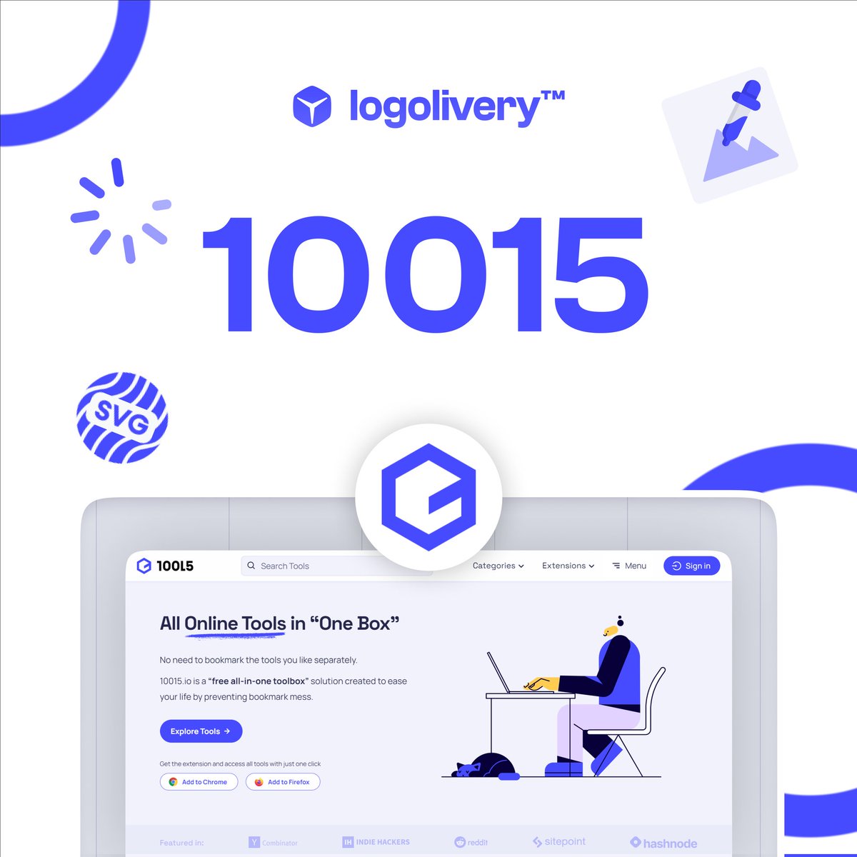 logolivery's tweet photo. Hey-ya, fellows.
Here we go with an exciting resource you'll want to bookmark and use for work 😉

Introducing @10015io, a platform created by @fatihtelis that brings all the online tools you need in one place.

Thread (1/5) https://t.co/m6a6shdnej
