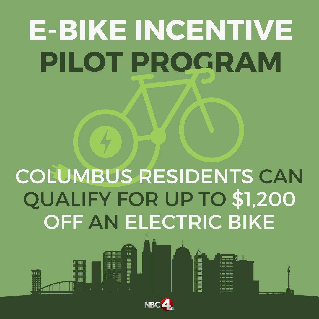 🚲⚡ The Columbus City Council is partnering with Smart Columbus to launch the program, which aims to decrease traffic congestion, lower air pollution and encourage the use of e-bikes. DETAILS: trib.al/w5m52Q2