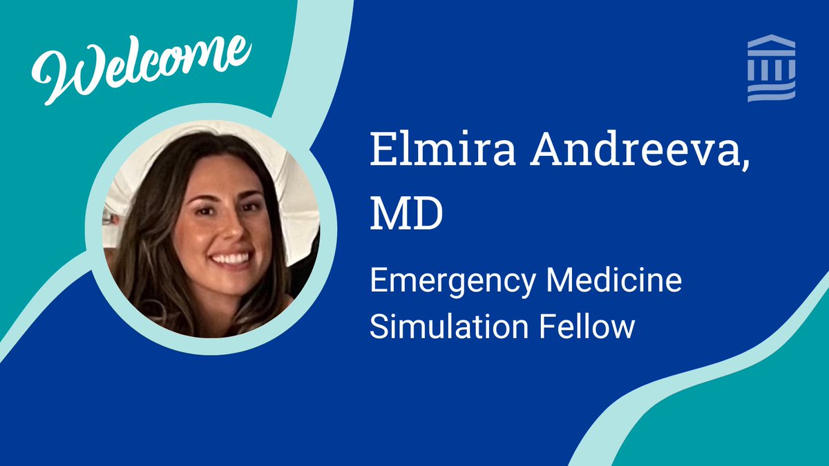 Welcome to our new Emergency Medicine Simulation Fellow, Dr. Elmira Andreeva! Dr. Andreeva attended @EmoryMedicine and completed her residency at @BMC_EM. During the fellowship she will also serve as an #emergencymedicine physician at @BWHEmergencyMed. #simulation #MedEd