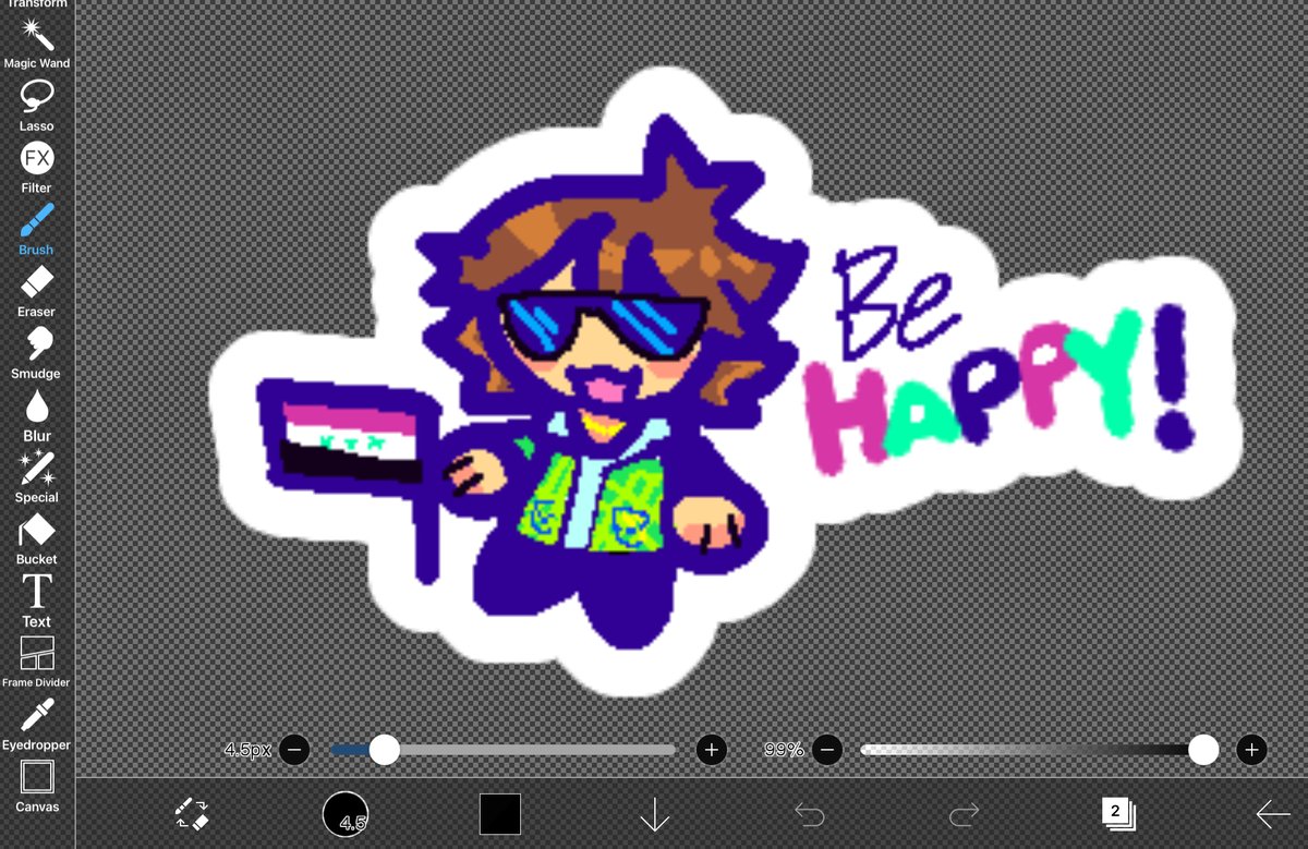 molossophone's tweet photo. i’ll probably never finish these! but i have a bunch of little work in progress pingpong stickers :] 

the only finished one is this little roy / @chickos99 (i just found out he had twitter) :D 

#esc2000 #y2k #eurovision https://t.co/ix1JPIN7b1