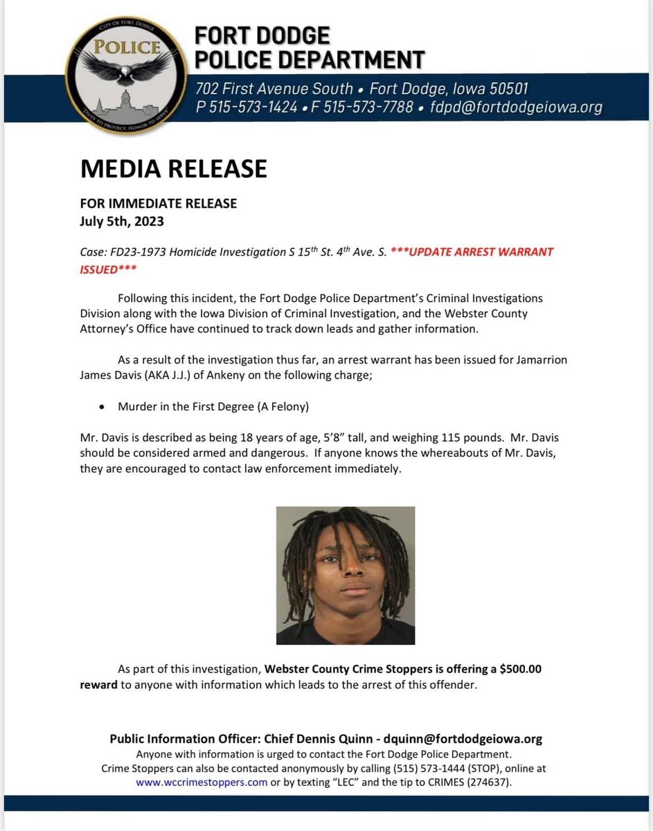 MARSHALLTOWN IOWA POLICE DEPARTMENT tweet media