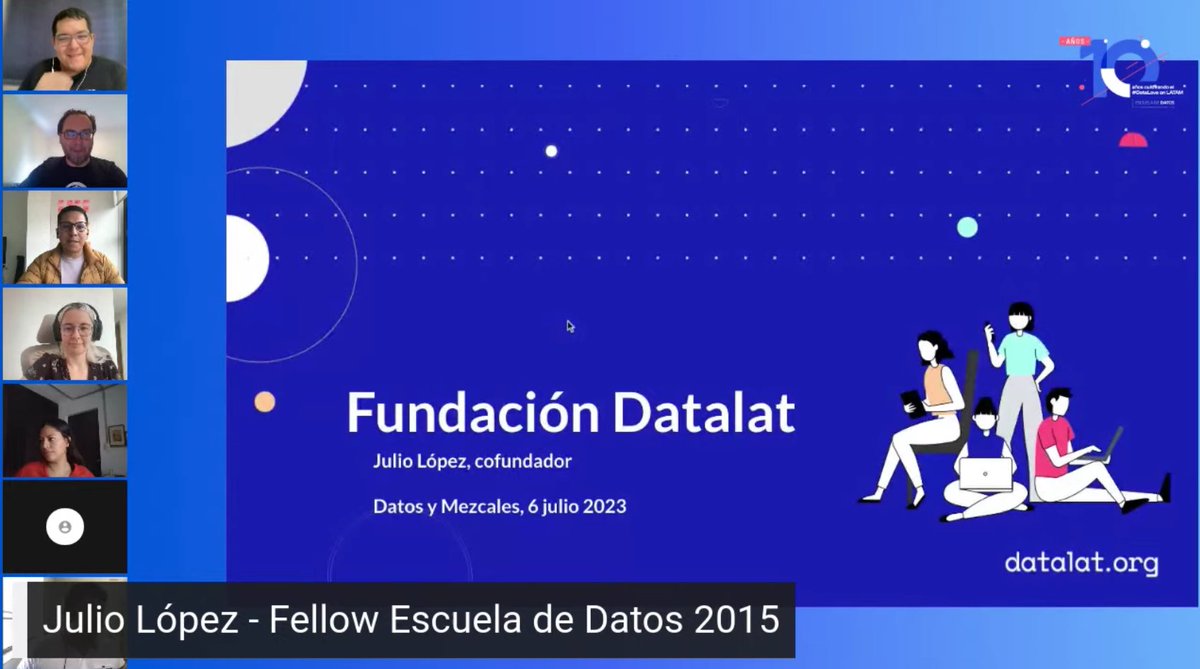 socialtic's tweet photo. Comenzamos con los proyectos dateros.📊

Julio López, ex fellow de #EscuelaDeDatos e integrante de @datalat nos presenta un storydoing de #Datalat, una organización que utiliza los #datos, la #tecnología y la cocreación para conectar con la comunidad datera de #Ecuador 🇪🇨 https://t.co/1DbPGO8Lba