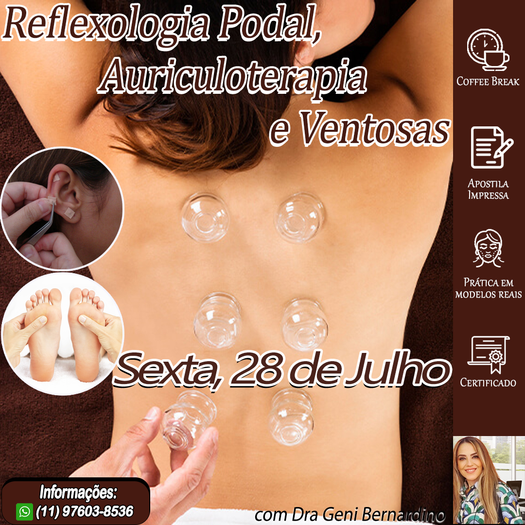 Dra_Geni's tweet photo. Curso Presencial de Reflexologia Podal, Auriculoterapia e Ventosas em São Paulo

Sexta, dia 28 de Julho

𝑰𝒏𝒇𝒐𝒓𝒎𝒂𝒄̧𝒐̃𝒆𝒔 𝒆 𝒊𝒏𝒔𝒄𝒓𝒊𝒄̧𝒐̃𝒆𝒔 𝒂𝒕𝒓𝒂𝒗𝒆́𝒔 𝒅𝒐 𝐰𝐡𝐚𝐭𝐬𝐚𝐩𝐩: (𝟏𝟏) 𝟗𝟕𝟔.𝟎𝟑𝟖.𝟓𝟑𝟔

#auruculoterapia #ventosas #reflexologia https://t.co/GIo1pULLyS