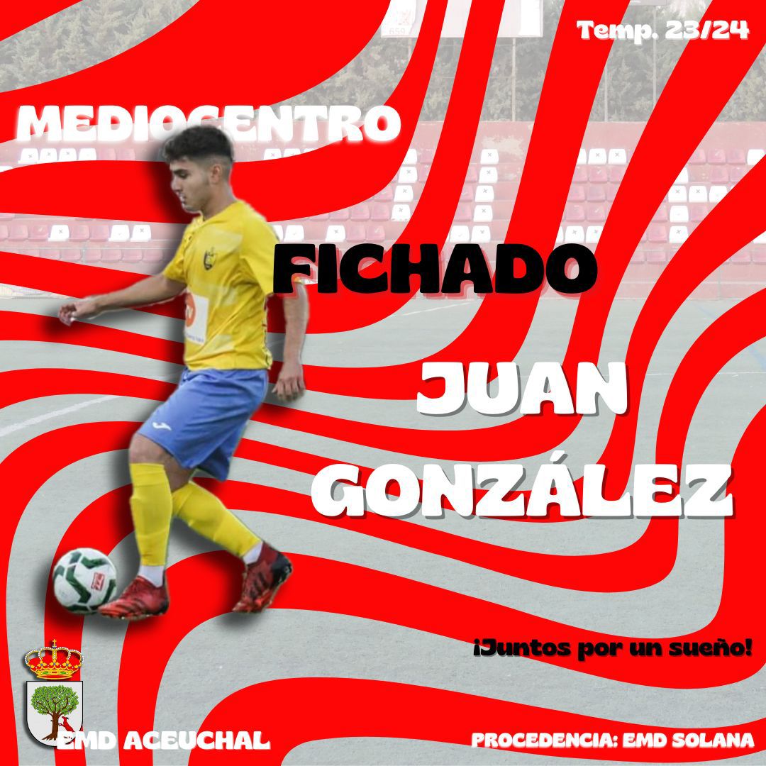 EmdAceuchal's tweet photo. 🗣  F I C H A J E ⚽️

      JUAN GONZALEZ 

EL DE ALMENDRALEJO ES UN GRAN FICHAJE POR SU RENDIMIENTO DENTRO DEL VERDE,VIENE DE JUGAR LIGUILLA DE ASCENSO @SolanaEMD .

Mucha suerte Juan https://t.co/VF1l0Uh3z6