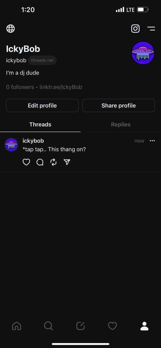 My first post on the “other” site