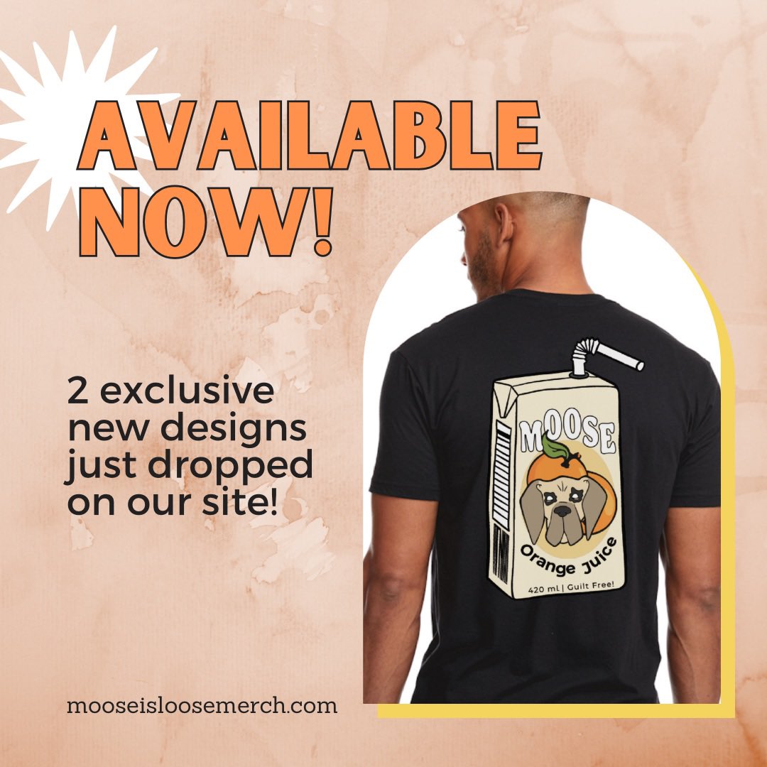 MooseisMerch's tweet photo. MERCH DROPPED 🫳🎤🏃‍♀️ https://t.co/F4ioiAxG9z