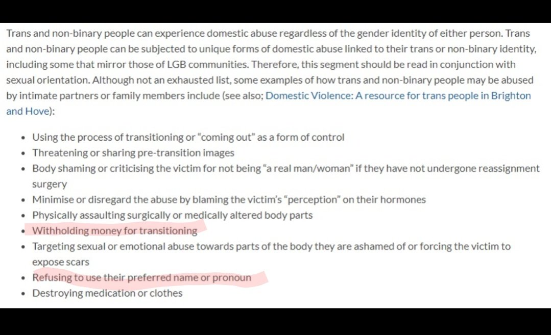 Rob_ThaBuilder's tweet photo. UK government now defines the following things as "domestic abuse":

- correctly sexing your child
- refusing to pay for transition services.

It's important to appreciate how Orwellian this is; They're creating a paradigm where child abuse is framed as care, and turning legitimate child safeguarding into abuse.

These aren't some minor policy tweaks, it's a brute force attempt to change the very fabric of society by undermining the parent-child bond that has formed the core social unit for the entirety of human history up until now. And this dystopian power move is being snuck through the backdoor, without any debate and without our consent.

Fuck that shit.

https://t.co/kNY4bCWJMq