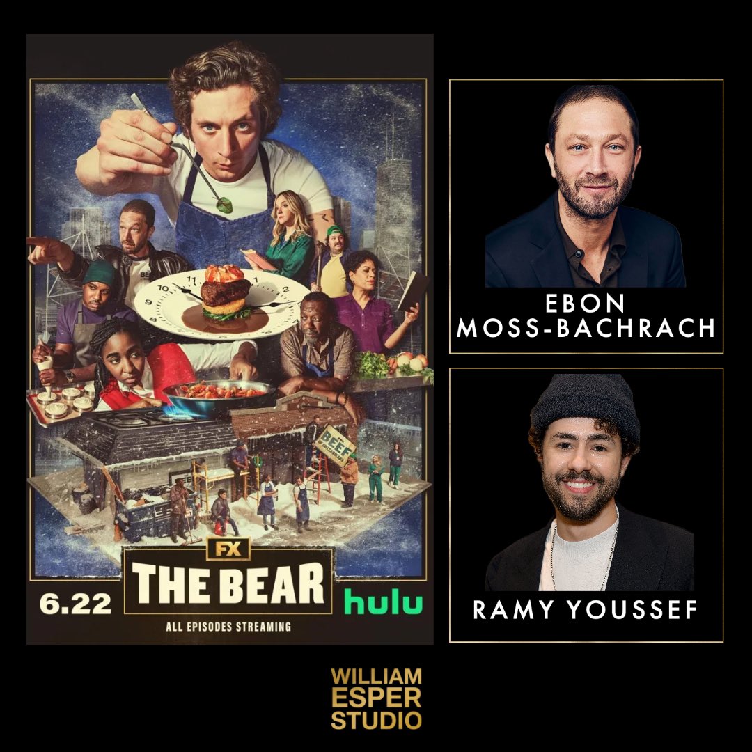The Bear Season 2 features two Esper Alums! Ebon Moss-Bachrach as Richie, and Ramy Youssef directing EP 4! Beautiful performance and directing. Out now on Hulu! 

#esperactor #esperstudio #esperalum #meisner #acting #imagination #actingschool #actingstudio #actingstudionyc