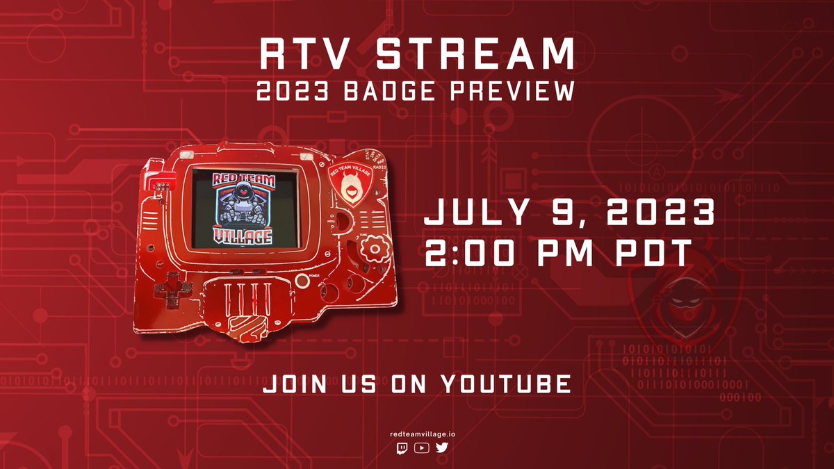 RedTeamVillage tweet media