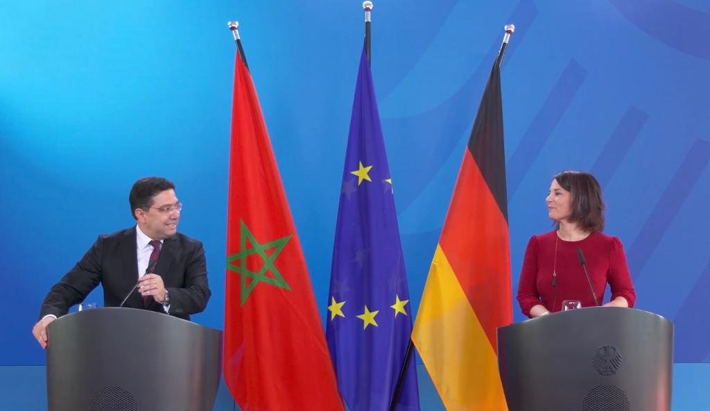Joint press conference by MFA Nasser Bourita and his German counterpart, Ms. Annalena Baerbock.
@ABaerbock