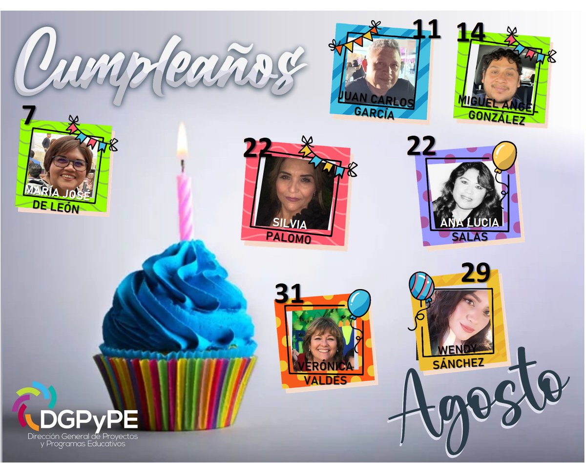 En este día de su cumpleaños al personal de la <a href="/DGPyPE/">DGPyPE</a> reciban todas las alegrías del Universo! ¡Felicidades! <a href="/mrikelme/">Miguel Riquelme</a> <a href="/GobDeCoahuila/">Gobierno de Coahuila</a> <a href="/SEducacionCoah/">Educación Coahuila</a> <a href="/fsaracho10/">Francisco Saracho</a> <a href="/jsalcidop/">jorge Alberto Salcido Portillo</a> <a href="/EVENTOS_SEB/">SUBSRÍA. ED. BÁSICA</a> <a href="/oscarleon5/">Oscar De León Flores</a>
