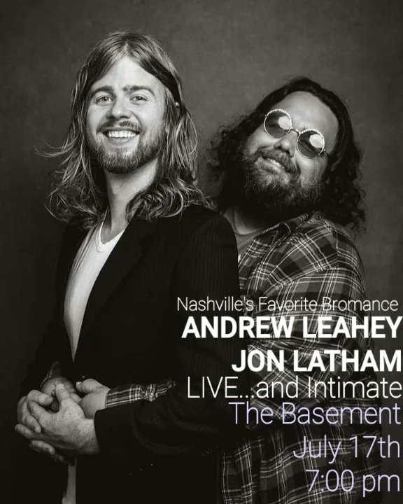 Playing a cool show with my childhood friend it took mec30 years to meet <a href="/AndrewLeahey/">Andrew Leahey</a> . We will play songs and discuss things at <a href="/TheBasementNash/">The Basement</a>  July 17.

Tickets available now