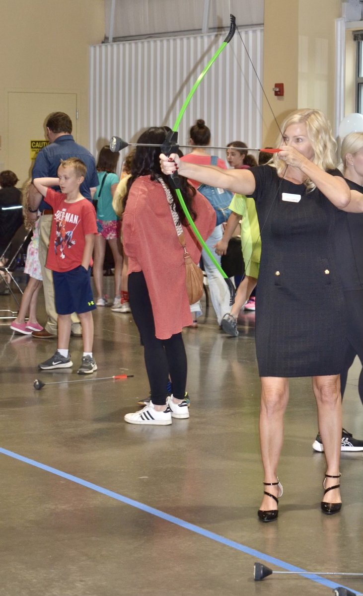 Throwback to June 23, when Anita had a great time helping Louben Repke celebrate the grand opening of DodgeBow Annapolis Games &amp; Events. 

Thanks to <a href="/gspacc/">GSPACC</a> for organizing &amp; thanks to Louben for letting Anita get in on the action.

Hopefully there's an AAEDC staff outing ahead!