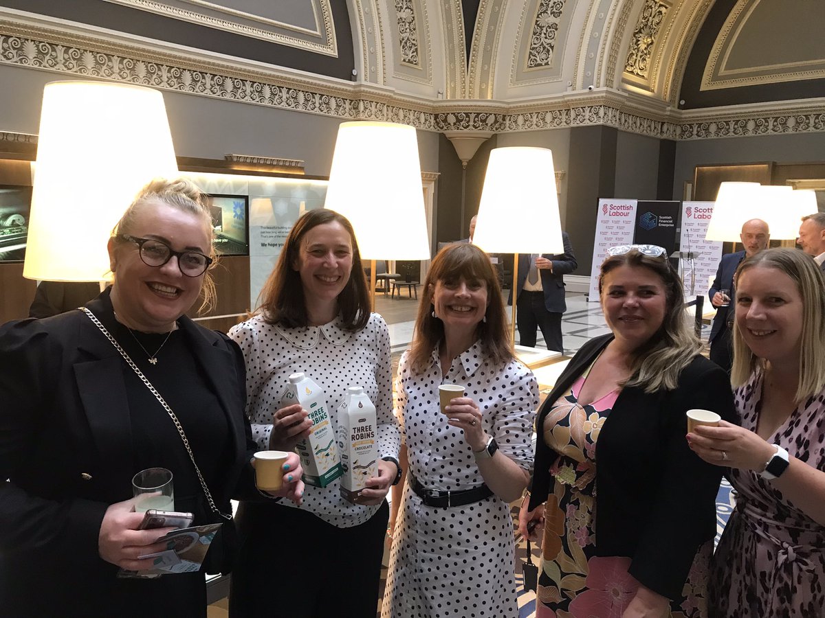 Supporting growing new business Three Robbins new product line while discussing economic policy and business tonight.