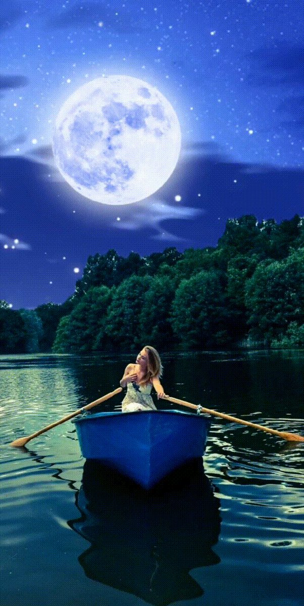 “The Moon is a friend for 
the lonesome to talk to. “

(Carl Sandburg) 💙