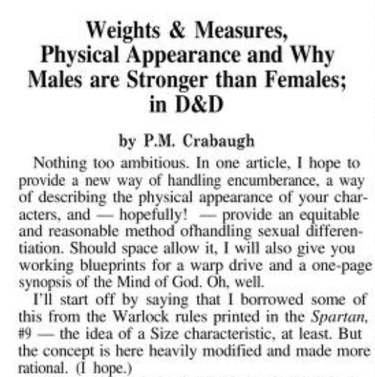 SlovenlyTrulls's tweet image. women: ✨ exist ✨

dragon magazine in the 70s: 👿