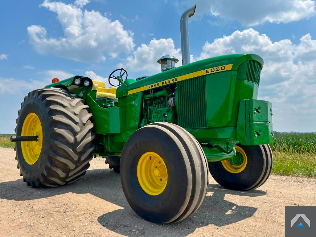 TractorZoom's tweet photo. It's 6030 Thursday. Tell the others.

This one sells at a Westra Auction retirement auction in South Dakota on August 3. Details and more photos here: https://t.co/3Bx6q92n1C 
#agtwitter #johndeere #muscletractor #retirementauction https://t.co/PKhIpOApr2