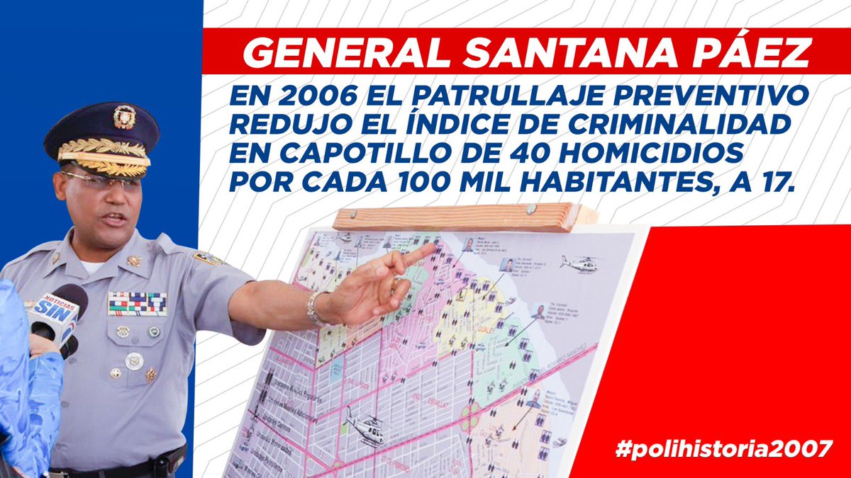 santanapaez1's tweet photo. En 2006 el patrullaje preventivo redujo el índice de criminalidad en Cap... https://t.co/otdmDcyeeK vía @YouTube https://t.co/9IRlmN4yoo