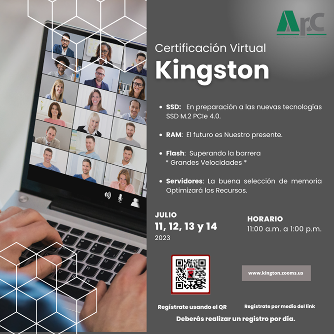 ApC_Mex's tweet photo. Certificación Virtual Kingston https://t.co/QPVkEtXg83