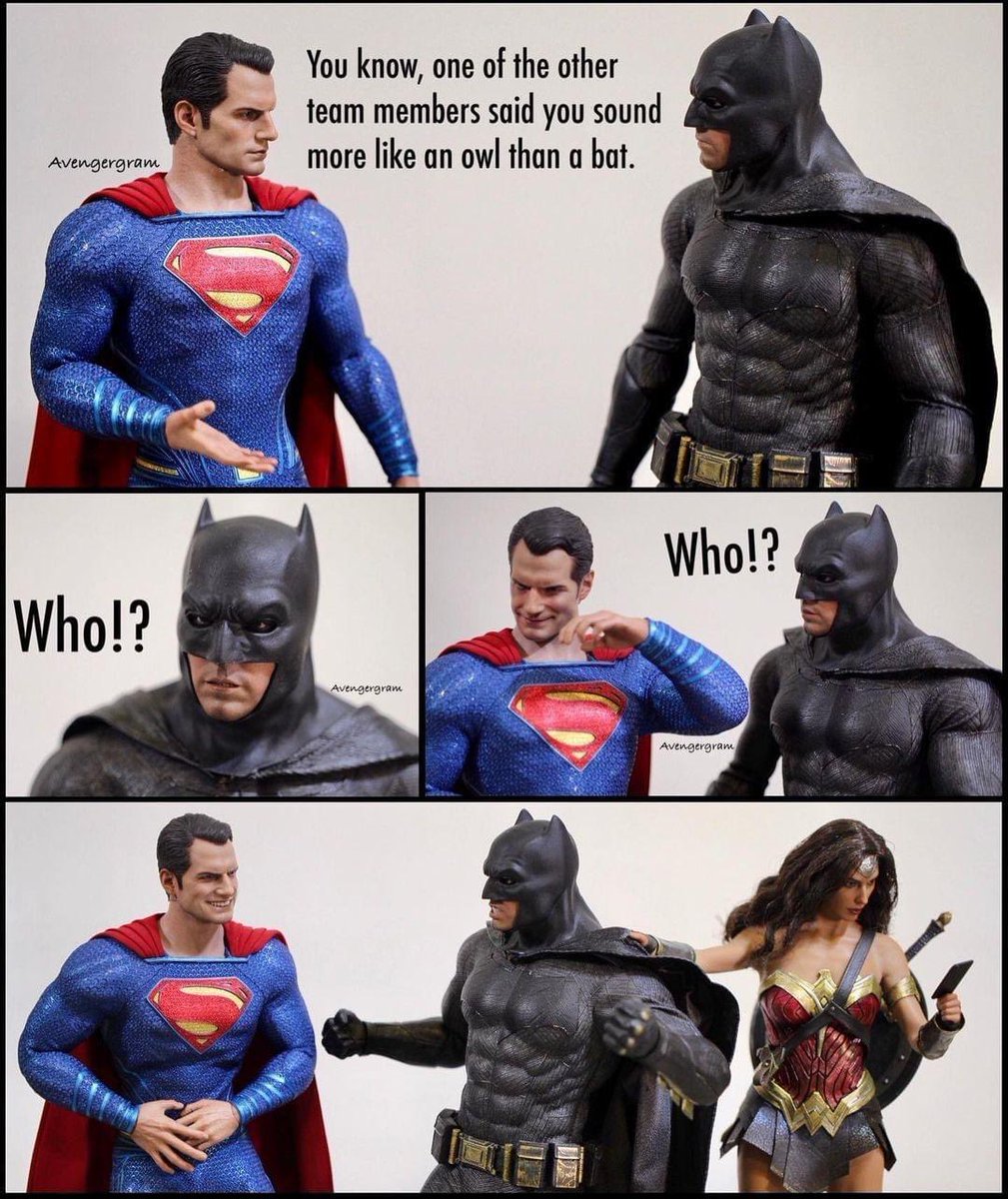 Superman - 1 Batman - 0 #batmanvssuperman #supermanwins #sorrybrucie