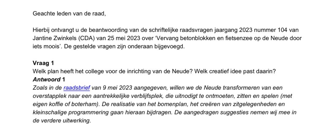 JantineZwinkels's tweet photo. Na een prijsvraag en schriftelijke vragen van @CDAUtrecht komt een initiatief om de Neude aantrekkelijker in te richten💪🏼 

In #raad030 pleiten wij voor een doordachte Pleinenstrategie zodat we die mooie plekjes in #utrecht koesteren🏡

#verkeersveilig #bankjes #openbare #ruimte https://t.co/XMrmoFilL0