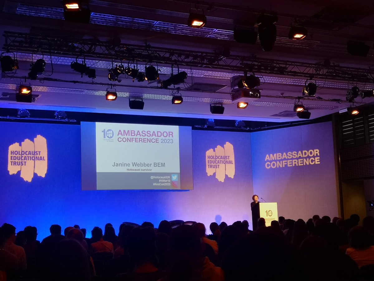 imogendl's tweet photo. I always leave @HolocaustUK #AmCon feeling so motivated and inspired. Thank you to everyone who came to my workshops, all the fascinating speakers, our wonderful survivors and the HET team for their consistent hard work and organisation! #10for10 https://t.co/qKMLI8jNRp