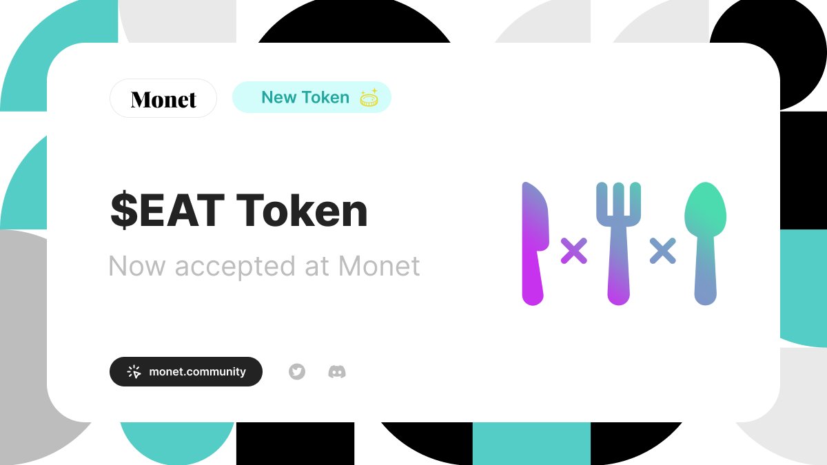 $EAT from <a href="/KfSnft/">KnifeForkSpoon</a> is now live on Monet