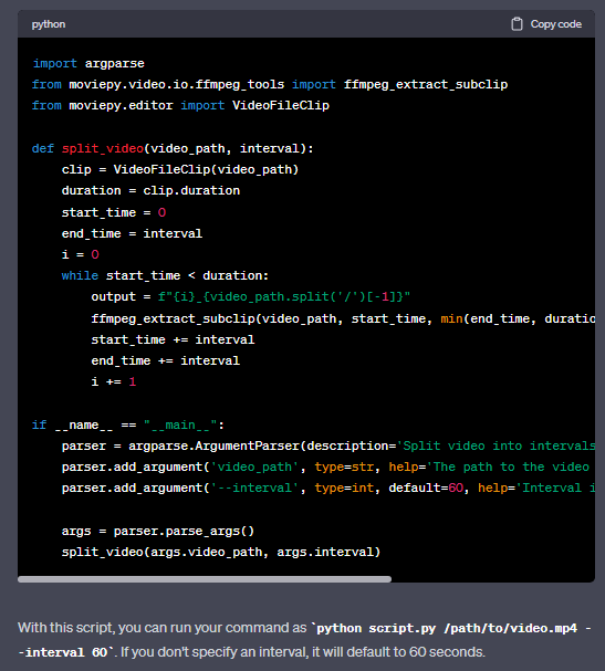 al___line's tweet photo. @GrammarHippy I asked chatGPT to write that tool for you in python. https://t.co/jgb8j1iXi4