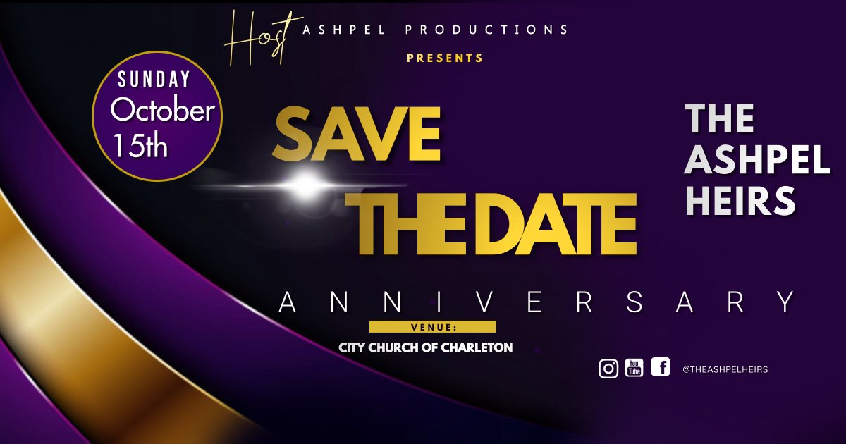 60 years of ministry!!! Mark your calendar for Oct 15th more info to come #itsouranniversary #quartetmusic #Gospel #AshpelHeirs23